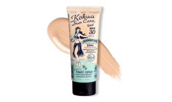 Kokua Sun Care Hawaiian SPF 30 Mineral Sunscreen Tinted